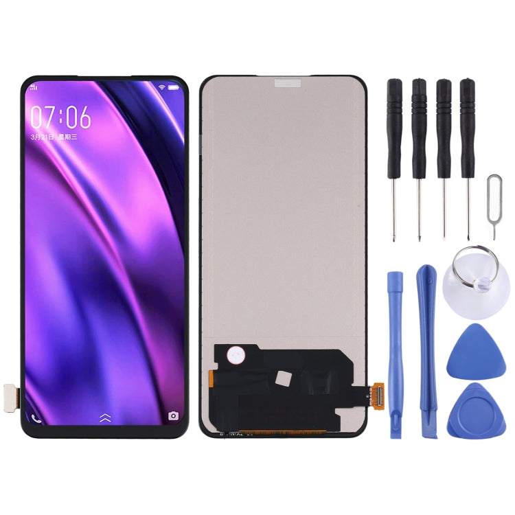 TFT Material Front LCD Screen and Digitizer Full Assembly (Not Supporting Fingerprint ldentification) for Vivo NEX Dual Display, For Vivo NEX Dual Display(TFT)