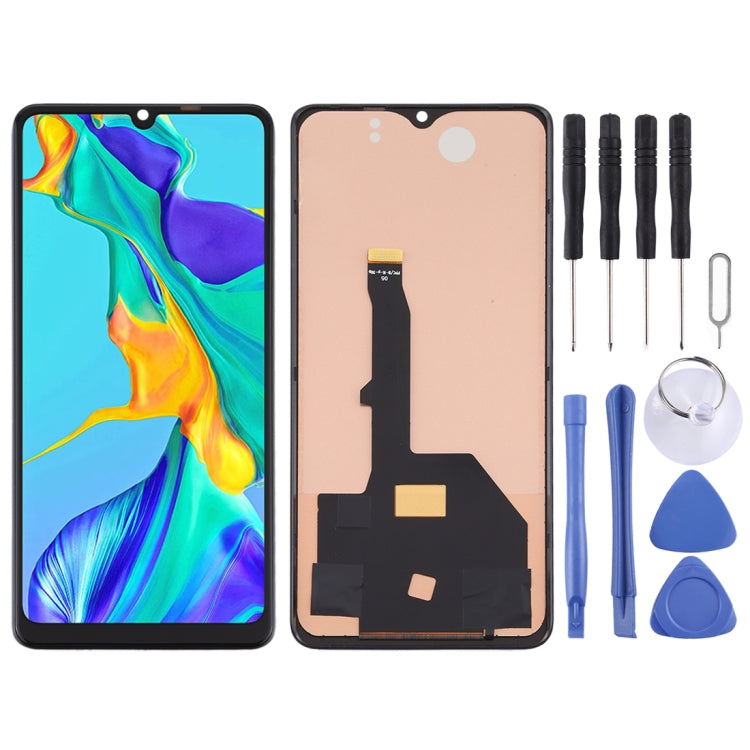 TFT Material LCD Screen and Digitizer Full Assembly (Not Supporting Fingerprint Identification) for Huawei P30 Pro, For Huawei P30 Pro(TFT Material)