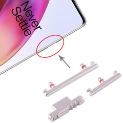 For OnePlus 8 Power Button and Volume Control Button, For OnePlus 8, For OnePlus 8(Silver)