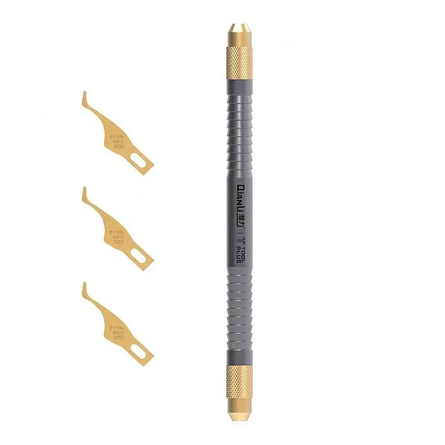 QIANLI 008 Multifunctioal CPU IC Glue Remover Knife Thin Blade Motherboard BGA Chip Glue Cleaning Knife, QIANLI 008