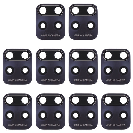 10 PCS Back Camera Lens for Xiaomi Redmi 10X 5G/Redmi 10X Pro 5G, For Xiaomi Redmi 10X 5G