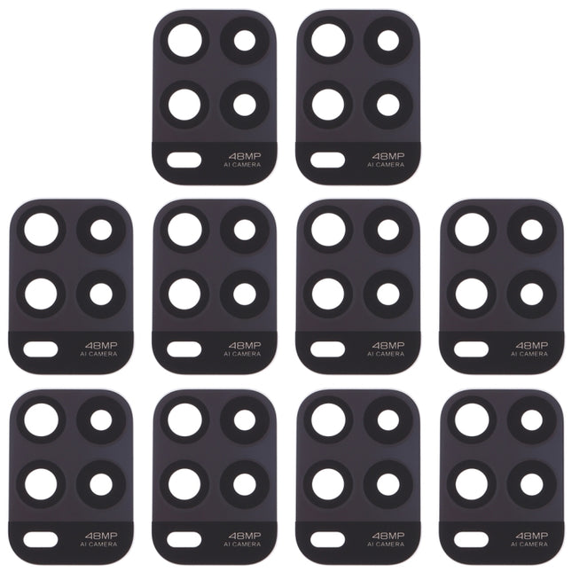 10 PCS Back Camera Lens for Xiaomi Mi 10 Lite 5G