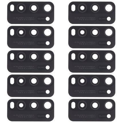 For Vivo Y50 1935, V1965A / Vivo Y30 1938 10pcs Back Camera Lens, For Vivo Y50