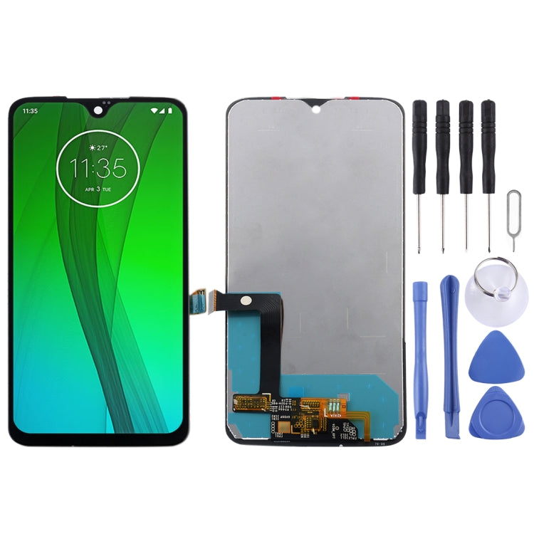 LCD Screen and Digitizer Full Assembly for Motorola Moto G7, For Moto G7