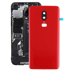 For OnePlus 6 Smooth Surface Battery Back Cover, For OnePlus 6, For OnePlus 6 (Red), For OnePlus 6 (White)