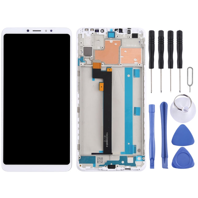 LCD Screen and Digitizer Full Assembly with Frame for Xiaomi Mi Max 3