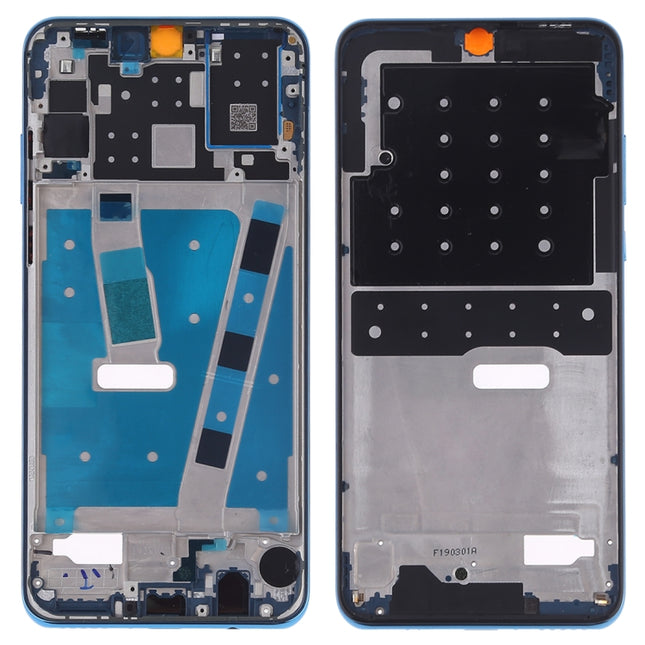 Front Housing LCD Frame Bezel Plate with Side Keys for Huawei P30 Lite (24MP), For Huawei P30 Lite, P30 Lite