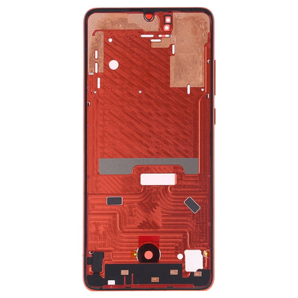 Front Housing LCD Frame Bezel Plate with Side Keys for Huawei P30, For Huawei P30 (Orange), For Huawei P30 (Baby Blue)