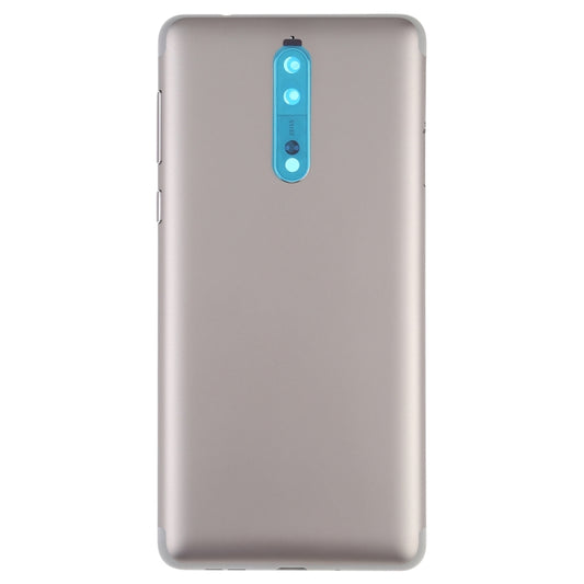 Battery Back Cover with Camera Lens & Side Keys for Nokia 8, For Nokia 8, Nokia 8