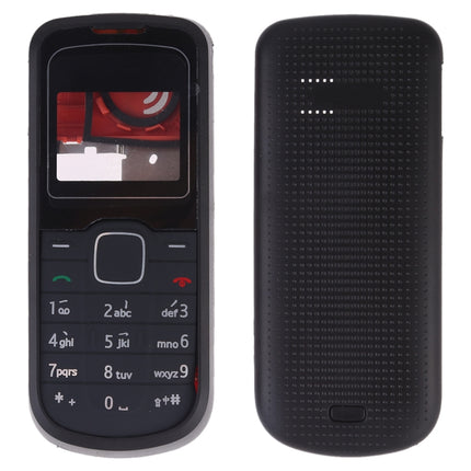 Full Housing Cover (Front Cover + Middle Frame Bezel + Battery Back Cover + Keyboard) for Nokia 1202, For Nokia 1202