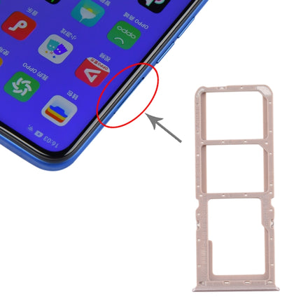 For OPPO A11x/A11/A9(2020)/A5(2020) SIM Card Tray + SIM Card Tray + Micro SD Card Tray, For OPPO A11x