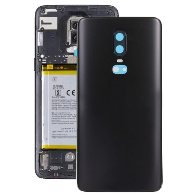 For OnePlus 6 Back Cover, For OnePlus 6(Midnight Black)