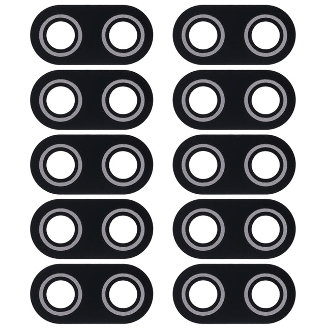 10 PCS Back Camera Lens Cover for Asus ZenFone Max Plus(M1) X018DC Pegasus 4s ZB570TL 5.7 inch (Black), For ZenFone 3 Deluxe ZS570KL