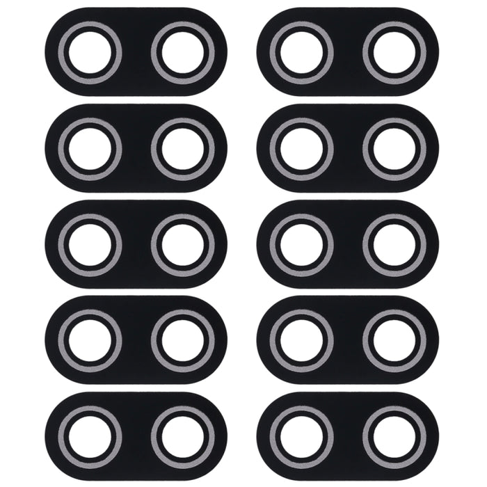 10 PCS Back Camera Lens Cover for Asus ZenFone Max Plus(M1) X018DC Pegasus 4s ZB570TL 5.7 inch (Black), For ZenFone 3 Deluxe ZS570KL