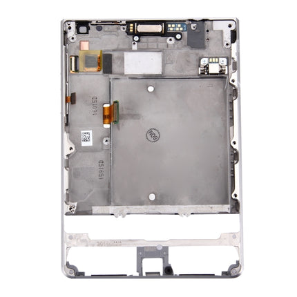 LCD Screen and Digitizer Full Assembly with Frame for BlackBerry Passport Silver Edition, For Passport Silver Edition