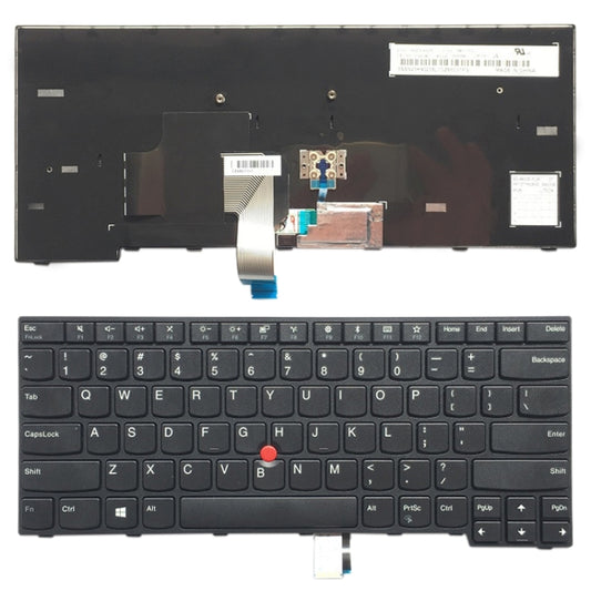 US Version English Laptop Keyboard with Pointing Sticks for Lenovo IBM Thinkpad E470 / E470C / E475, Teclado 01AX080 / 01AX040 / 01AX000 / SN20K93235, For Thinkpad E470 (US)