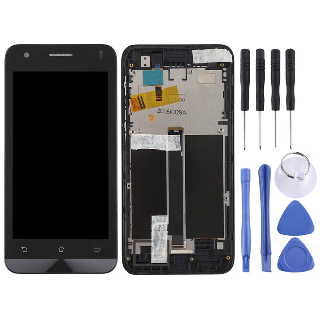 LCD Screen and Digitizer Full Assembly with Frame for Asus Zenfone C ZC451CG, For Asus Zenfone C