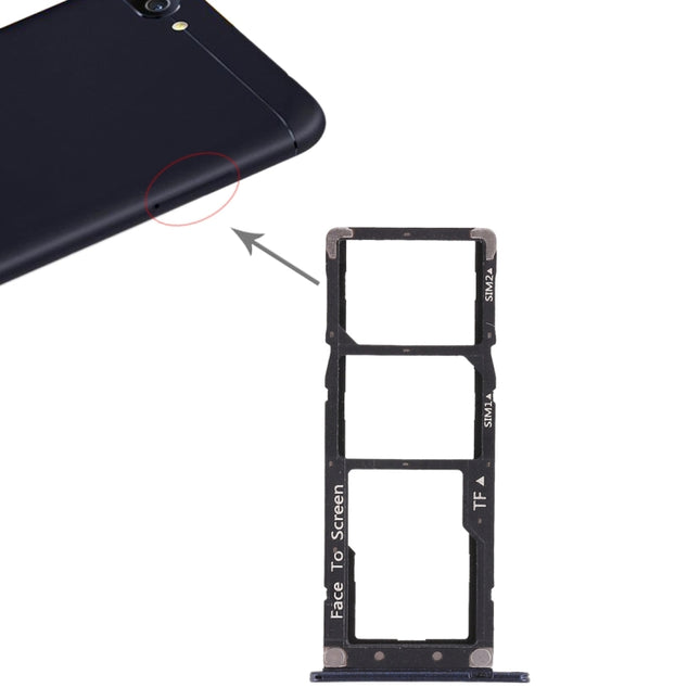 2 SIM-Karten-Fach + Micro-SD-Karten-Fach für Asus ZenFone 4 Max ZC520KL, für Asus ZC520KL, für Asus ZC520KL (2 SIM)