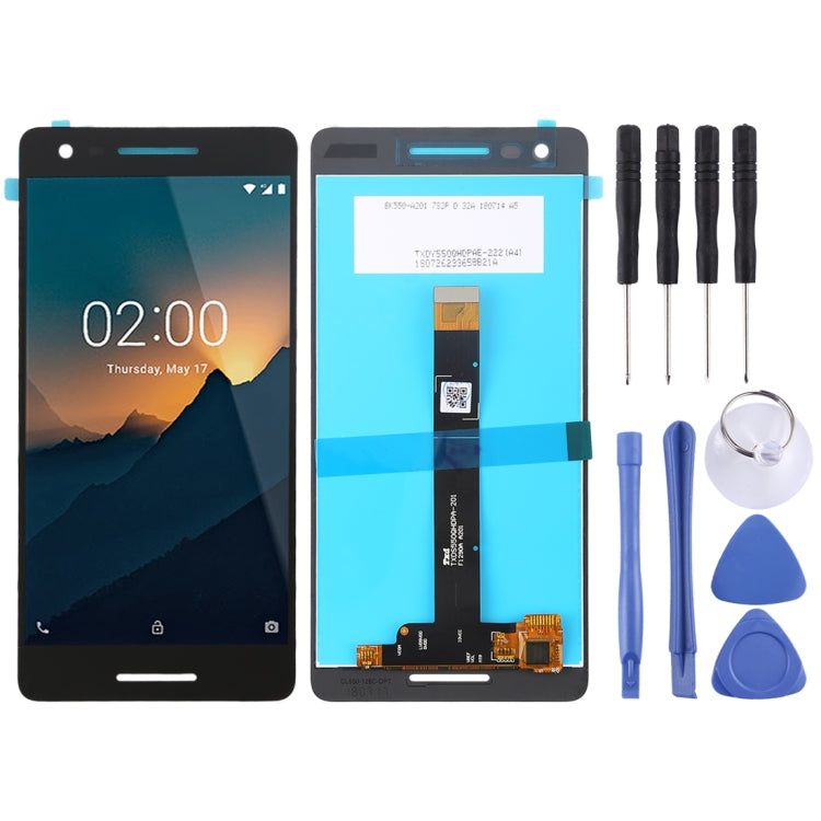 LCD Screen and Digitizer Full Assembly for Nokia 2.1 TA-1080 TA-1084 A-1086 TA-1092 TA-1093, For Nokia 2.1