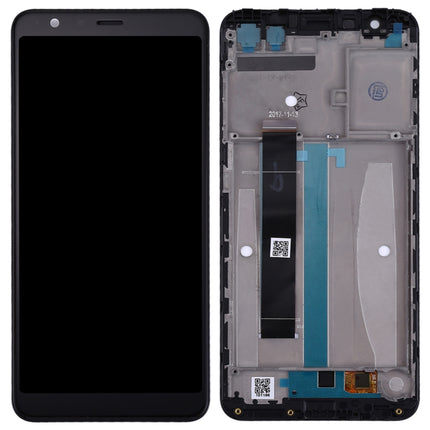 LCD Screen and Digitizer Full Assembly with Frame for Asus Zenfone Max Plus (M1) X018DC X018D ZB570TL, For Asus X018DC