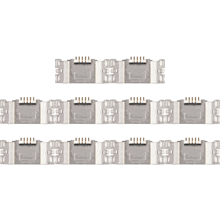 10 PCS Charging Port Connector for Nokia 6, For Nokia 6