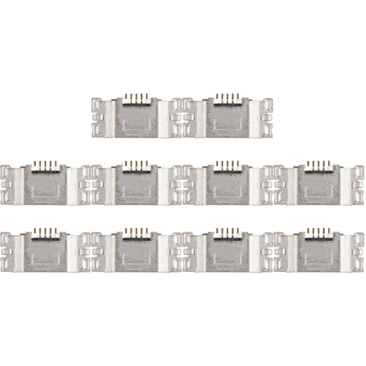 10 PCS Charging Port Connector for Nokia 6, For Nokia 6