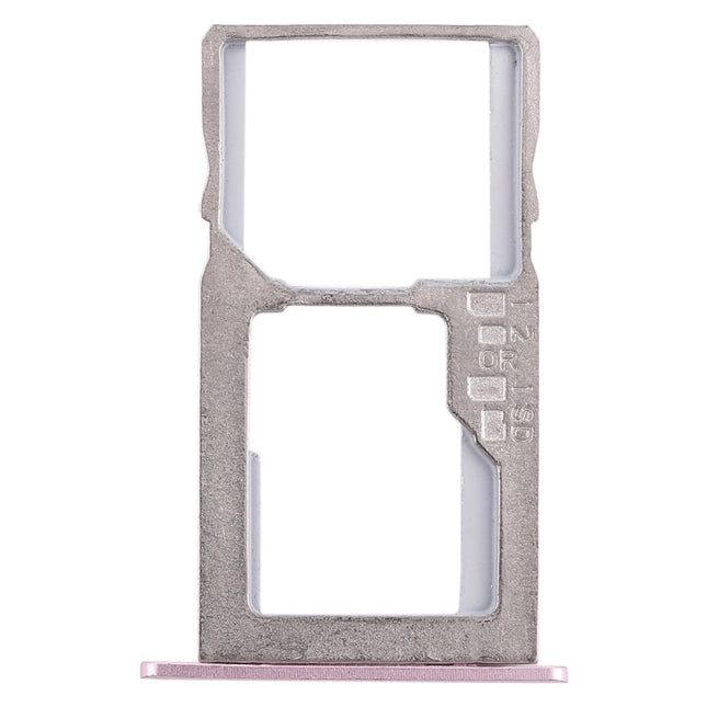 SIM Card Tray + Micro SD Card Tray for Asus Zenfone 3 Max ZC553KL, For Asus ZC553KL, For Asus ZC553KL (Pink)