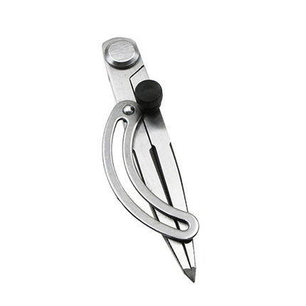 Carbon Steel Head Spacing Gauge Compasses Industrial Leather Side Liner Tool, Length: 153mm, Length: 153mm