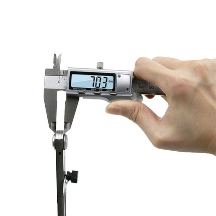 Carbon Steel Head Spacing Gauge Compasses Industrial Leather Side Liner Tool, Length: 153mm, Length: 153mm