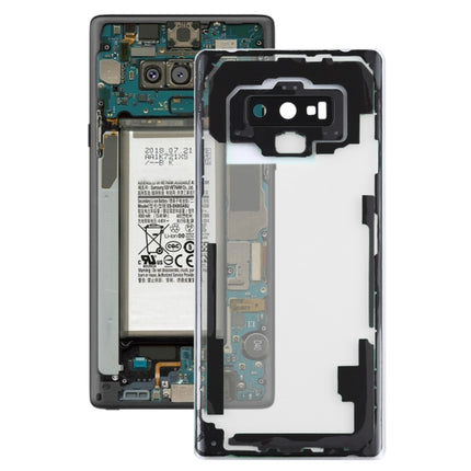 For Samsung Galaxy Note9 / N960D N960F Transparent Battery Back Cover with Camera Lens Cover , For Galaxy Note9