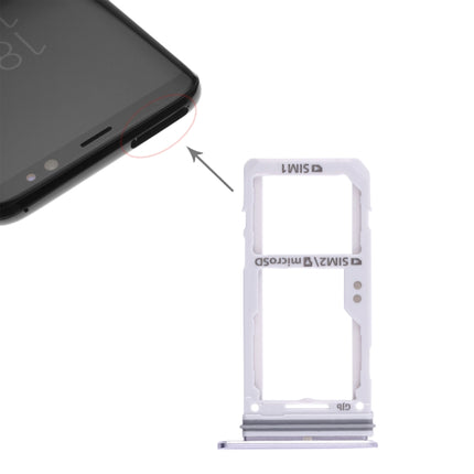For Galaxy S8 / S8+ 2 SIM Card Tray / Micro SD Card Tray, For Galaxy S8 / S8+, For Samsung Galaxy S8 (Double), For Samsung Galaxy S8(Double), For Galaxy S8 / S8+(Double  SIM)