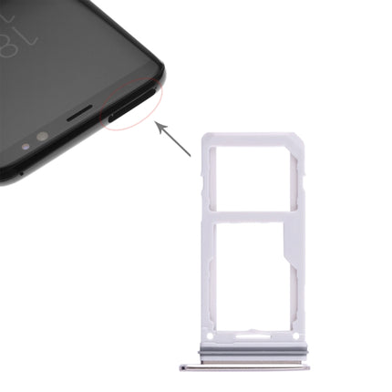 For Galaxy S8 / S8+ 2 SIM Card Tray / Micro SD Card Tray, For Galaxy S8 / S8+, For Samsung Galaxy S8 (Double), For Samsung Galaxy S8(Double), For Galaxy S8 / S8+(Double  SIM)