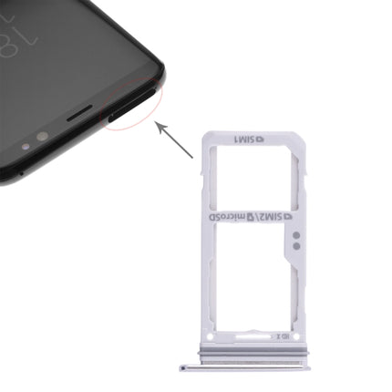 For Galaxy S8 / S8+ 2 SIM Card Tray / Micro SD Card Tray, For Galaxy S8 / S8+, For Samsung Galaxy S8 (Double), For Samsung Galaxy S8(Double), For Galaxy S8 / S8+(Double  SIM)