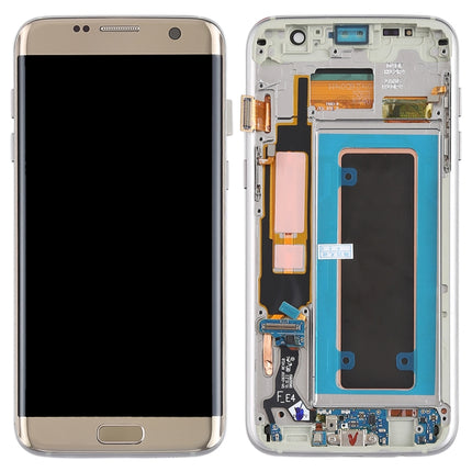 Original Super AMOLED Material LCD Screen and Digitizer Full Assembly(with Frame / Charging Port Flex Cable / Power Button Flex Cable / Volume Button Flex Cable) for Galaxy S7 Edge / G935F / G935FD, For Samsung Galaxy S7 Edge (Super AMOLED)            ...