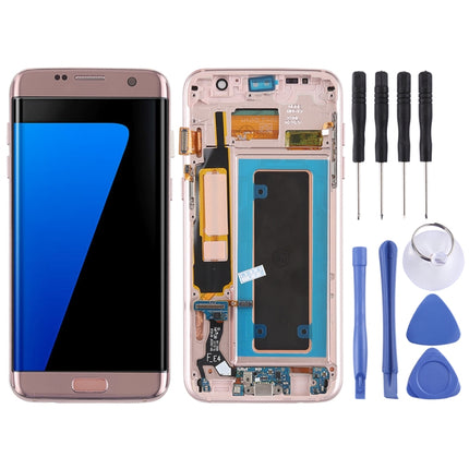 Original Super AMOLED Material LCD Screen and Digitizer Full Assembly(with Frame / Charging Port Flex Cable / Power Button Flex Cable / Volume Button Flex Cable) for Galaxy S7 Edge / G935F / G935FD, For Samsung Galaxy S7 Edge (Super AMOLED)            ...