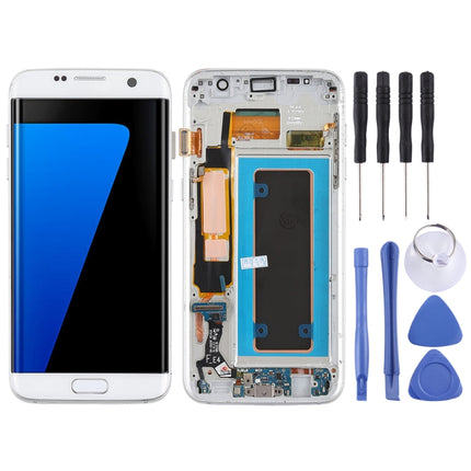 Original Super AMOLED Material LCD Screen and Digitizer Full Assembly(with Frame / Charging Port Flex Cable / Power Button Flex Cable / Volume Button Flex Cable) for Galaxy S7 Edge / G935F / G935FD, For Samsung Galaxy S7 Edge (Super AMOLED)            ...