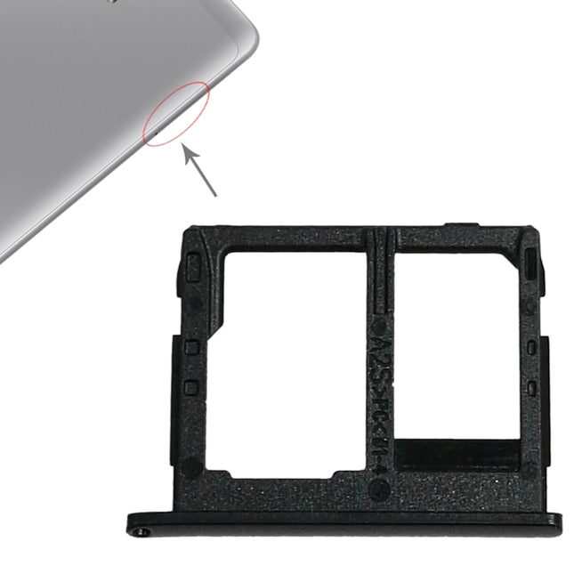 For Galaxy Tab A 8.0 / T380 / T385 SIM Card Tray +  Micro SD Card Tray, For Samsung Galaxy Tab A 8.0