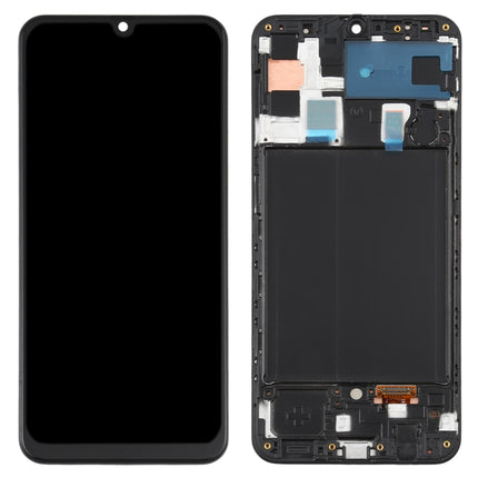 Original Super AMOLED LCD Screen  for Galaxy A50 Digitizer Full Assembly with Frame, For Samsung Galaxy A50
