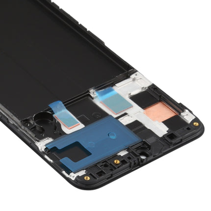 Original Super AMOLED LCD Screen  for Galaxy A50 Digitizer Full Assembly with Frame, For Samsung Galaxy A50