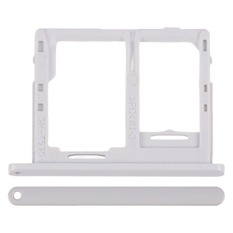 For Galaxy Tab A 10.5 inch T595 4G SIM Card Tray + Micro SD Card Tray