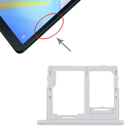 For Galaxy Tab A 10.5 inch T595 4G SIM Card Tray + Micro SD Card Tray, For Galaxy Tab A 10.5 inch T595 4G, For Samsung T595 4G
