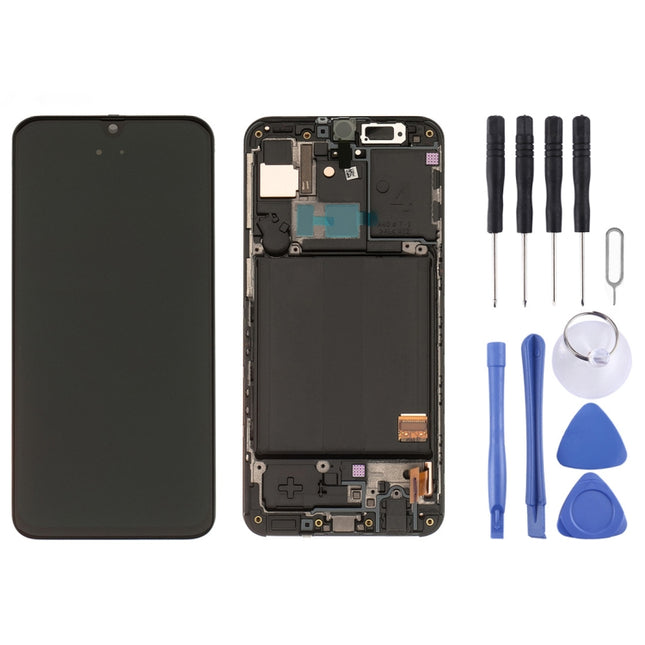 LCD Screen and Digitizer Full Assembly with Frame for Galaxy A40 SM-A405F
