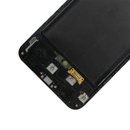 Original LCD Screen and Digitizer Full Assembly with Frame for Galaxy A50 SM-A505F