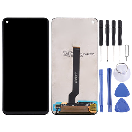 Original PLS TFT Material LCD Screen and Digitizer Full Assembly for Galaxy A60