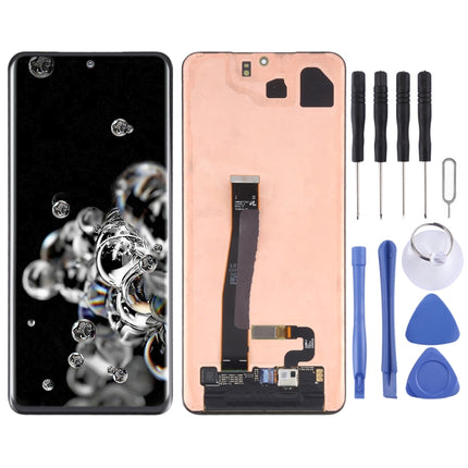 Original Dynamic AMOLED Material LCD Screen and Digitizer Full Assembly for Galaxy S20 Ultra 4G, For Samsung Galaxy S20 Ultra 4G (Original )