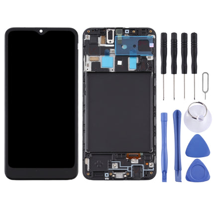 TFT Material LCD Screen and Digitizer Full Assembly With Frame for Samsung Galaxy A20 / SM-A205F(EU Version), For Samsung Galaxy A20 (TFT)