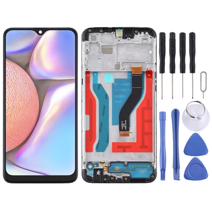 LCD Screen and Digitizer Full Assembly With Frame for Samsung Galaxy A10s, For Samsung Galaxy A10s (TFT)