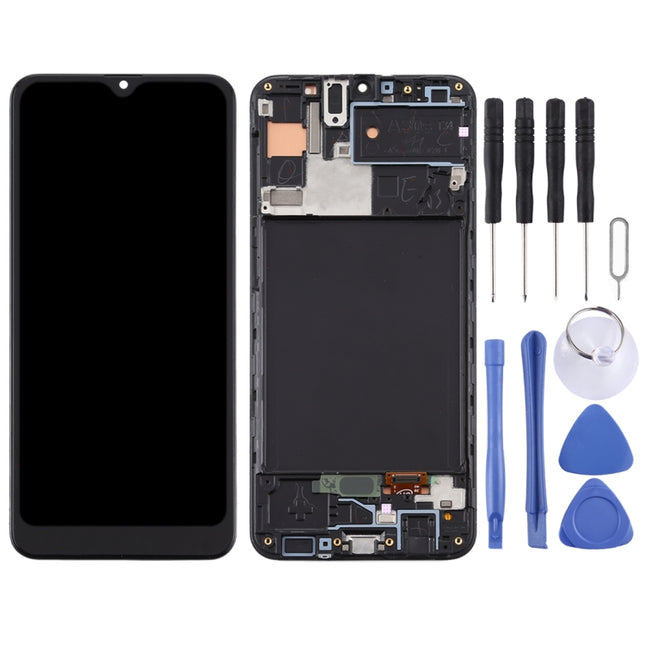 TFT Material LCD Screen and Digitizer Full Assembly With Frame for Samsung Galaxy A30s, For Samsung Galaxy A30s (TFT)