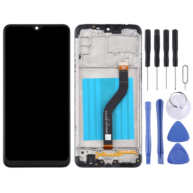 LCD Screen and Digitizer Full Assembly With Frame for Samsung Galaxy A20s, For Samsung Galaxy A20s