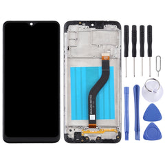 LCD Screen and Digitizer Full Assembly With Frame for Samsung Galaxy A20s